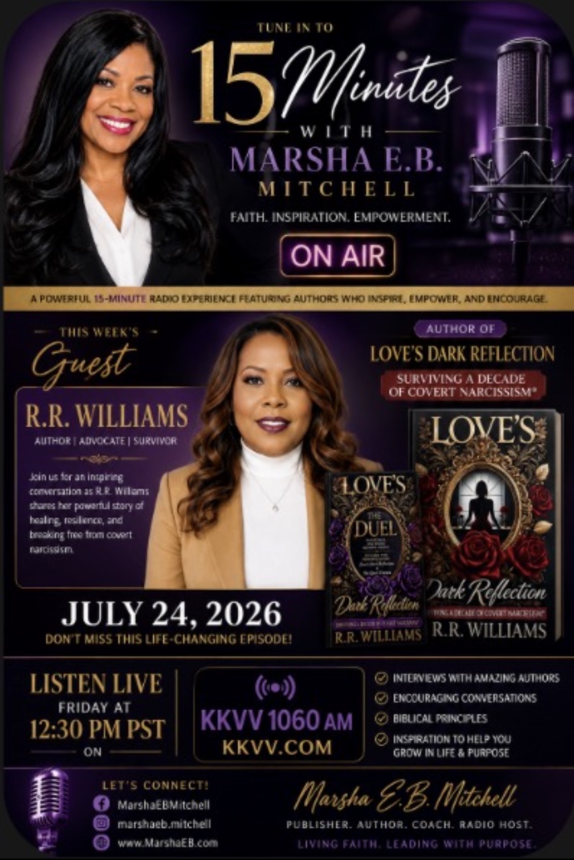 R.R. Williams episode flyer